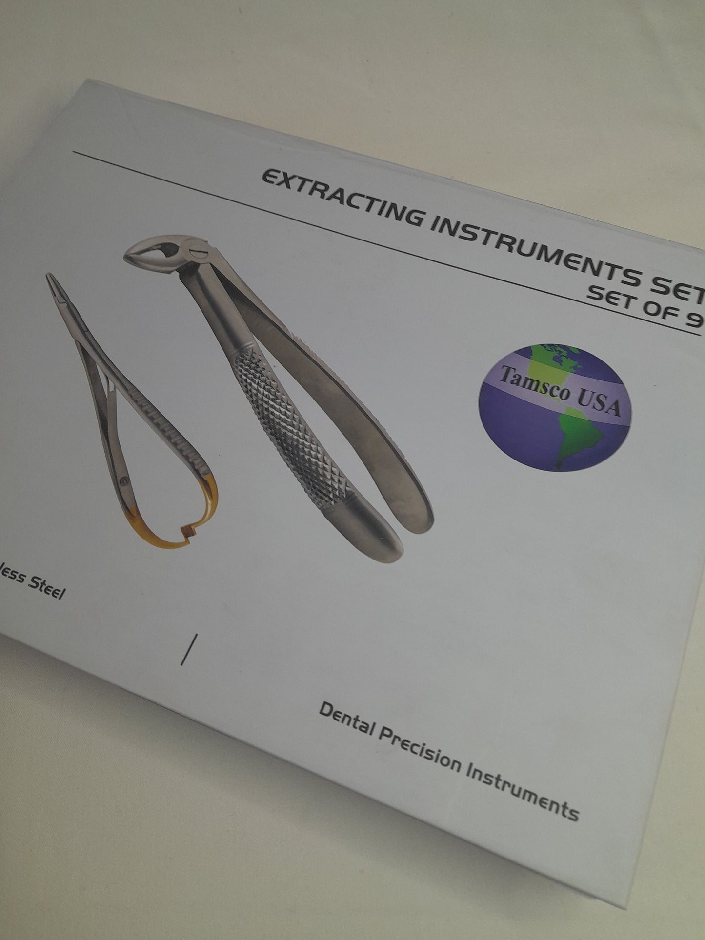 Set of 9 Dental Extraction Forcep