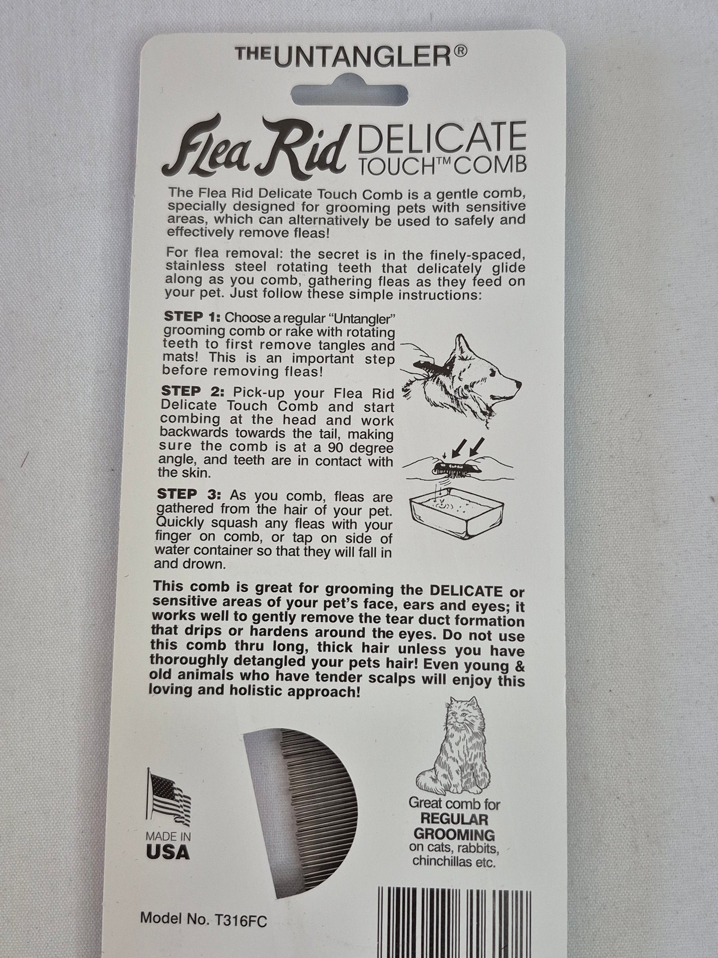 Flea & Tick Comb - USA made