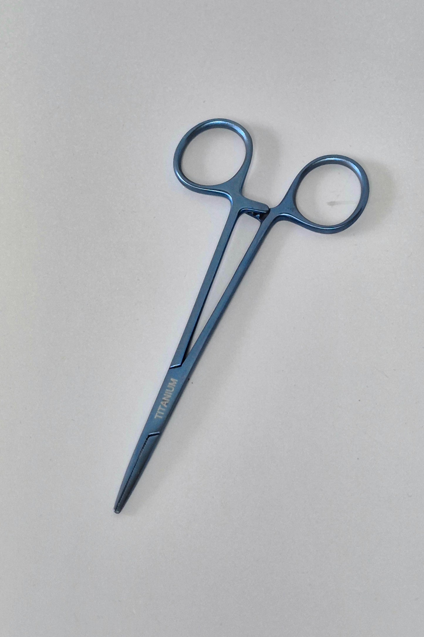Mosquito Forceps 5” Titanium Serrated Straight