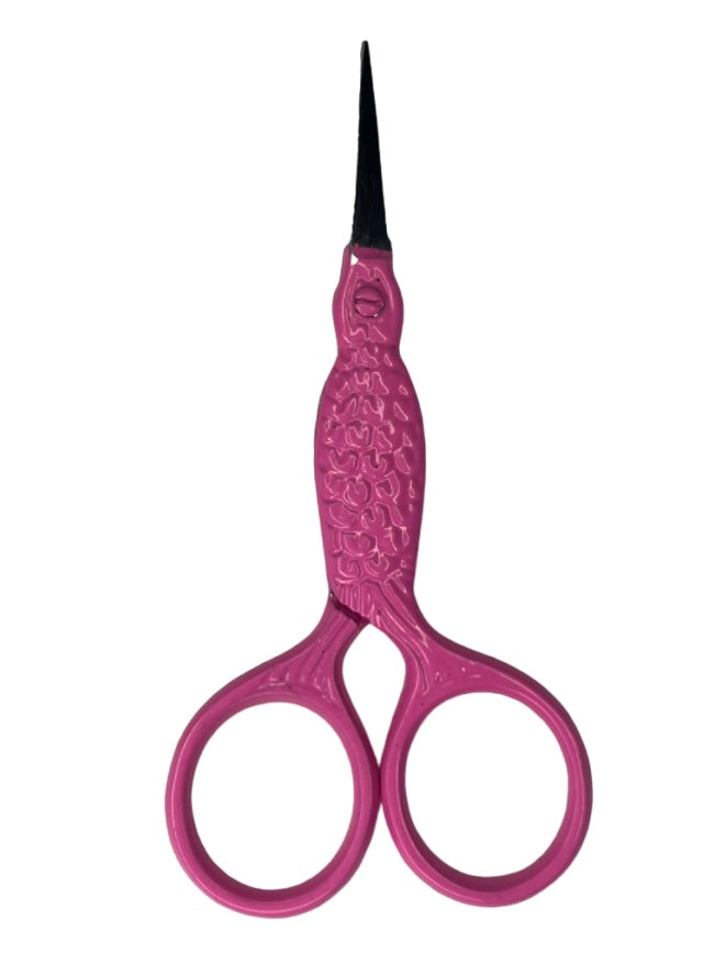 Fish Design Needlepoint Scissors