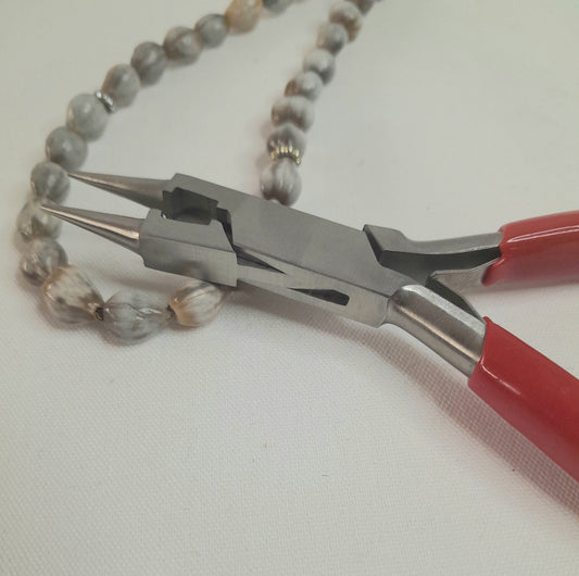 Rosary Pliers (round nose & flat cutter) 5"