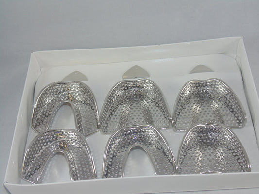 Impression Tray Set of 6, Perforated