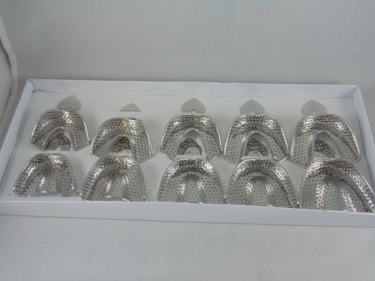 Impression Tray Set of 10, Perforated