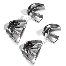 Set of 4 Impression Trays (M,L) Solid - 2 Upper & 2 Lower