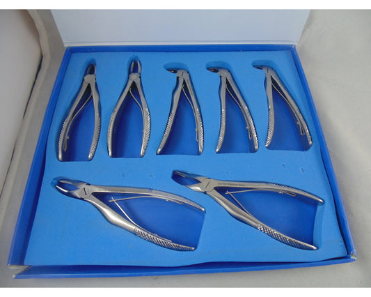 Extracting forceps set of 7 (Pediatric)