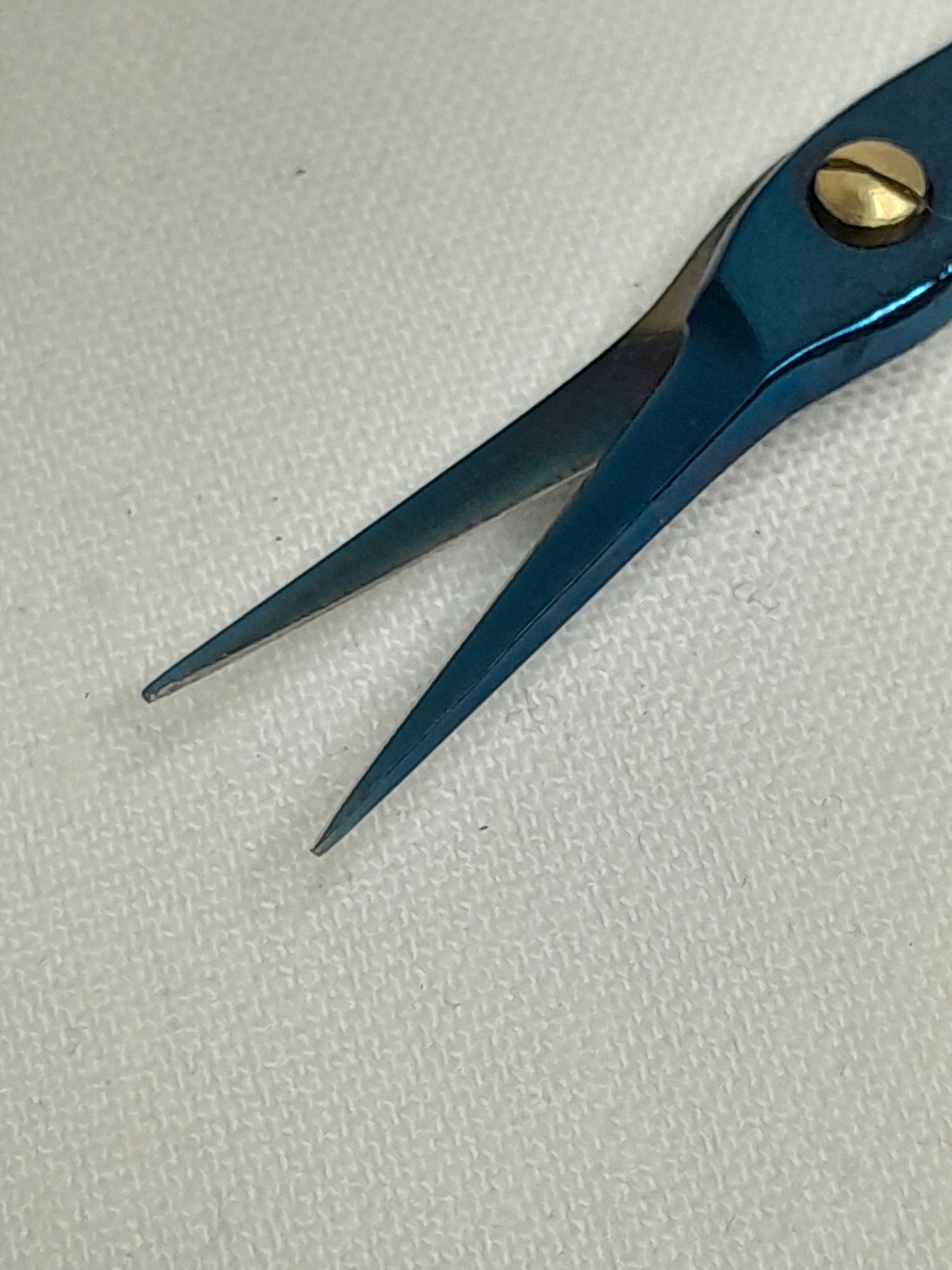 Titanium needlepoint scissors 3.75"