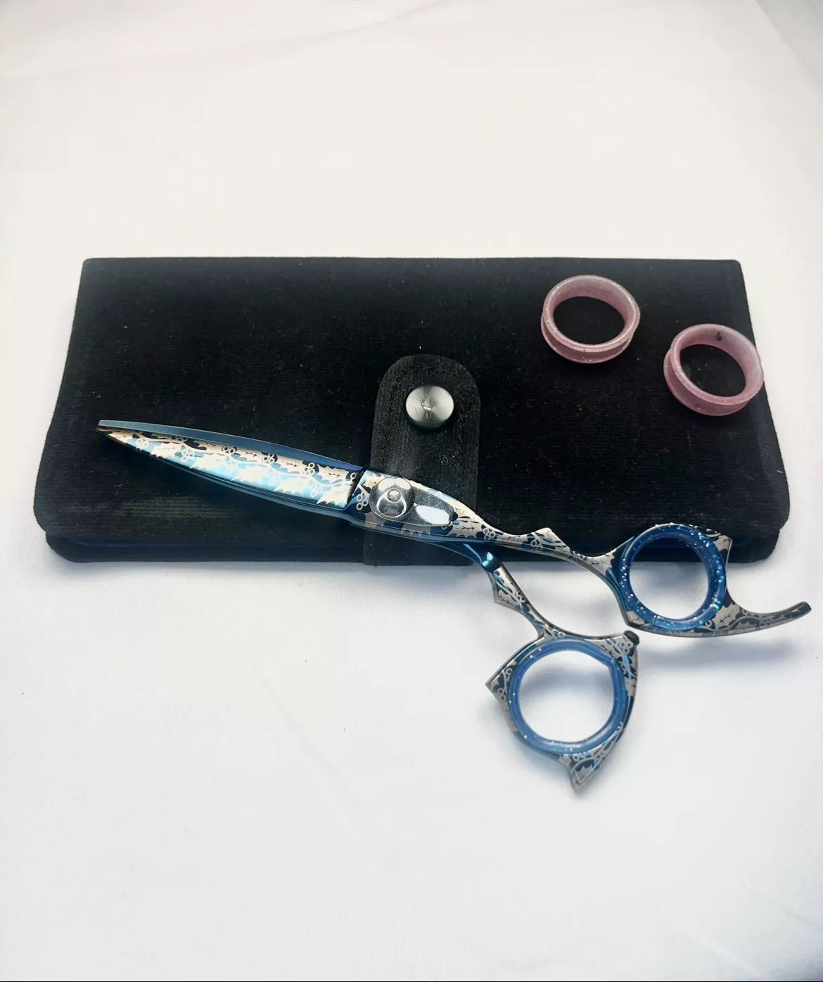 Blue Floral Shear