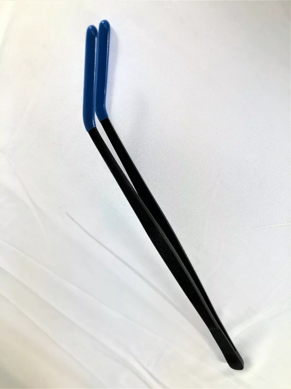 All Purpose Tongs, 12" with angled, rubber coated head (from USA)