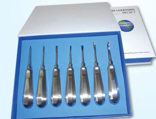 Tamsco Dental Root Elevator Set (7) from USA