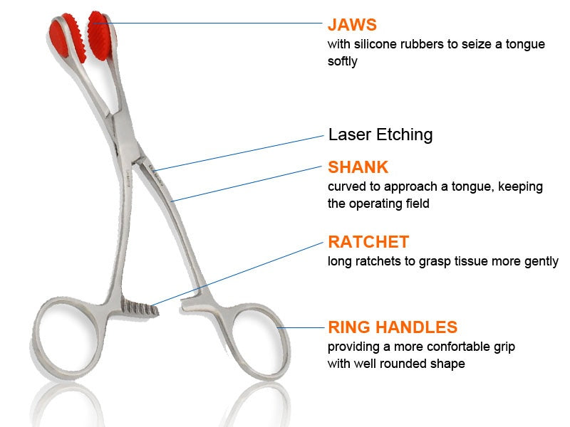Young Tongue Seizing Forcep 6.25”