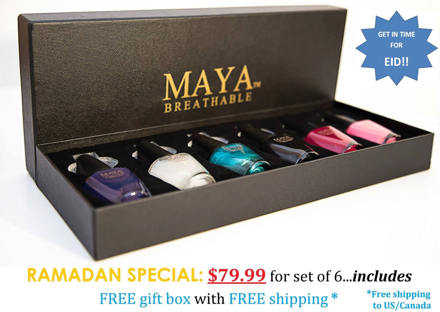 MAYA Breathable Gift Set of 6 (from USA)