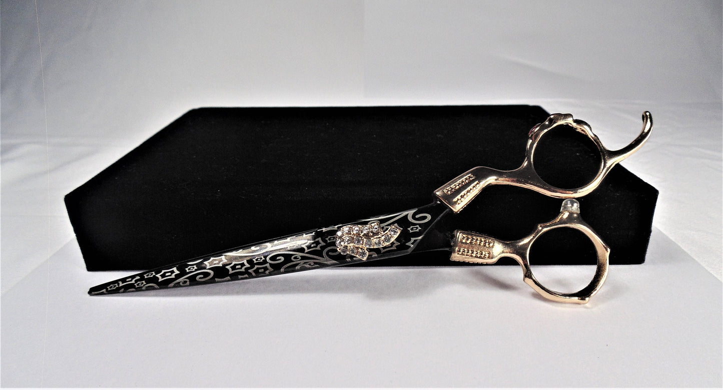 Professional hair dressing shear 6.25" (Mystical series - black Gold)