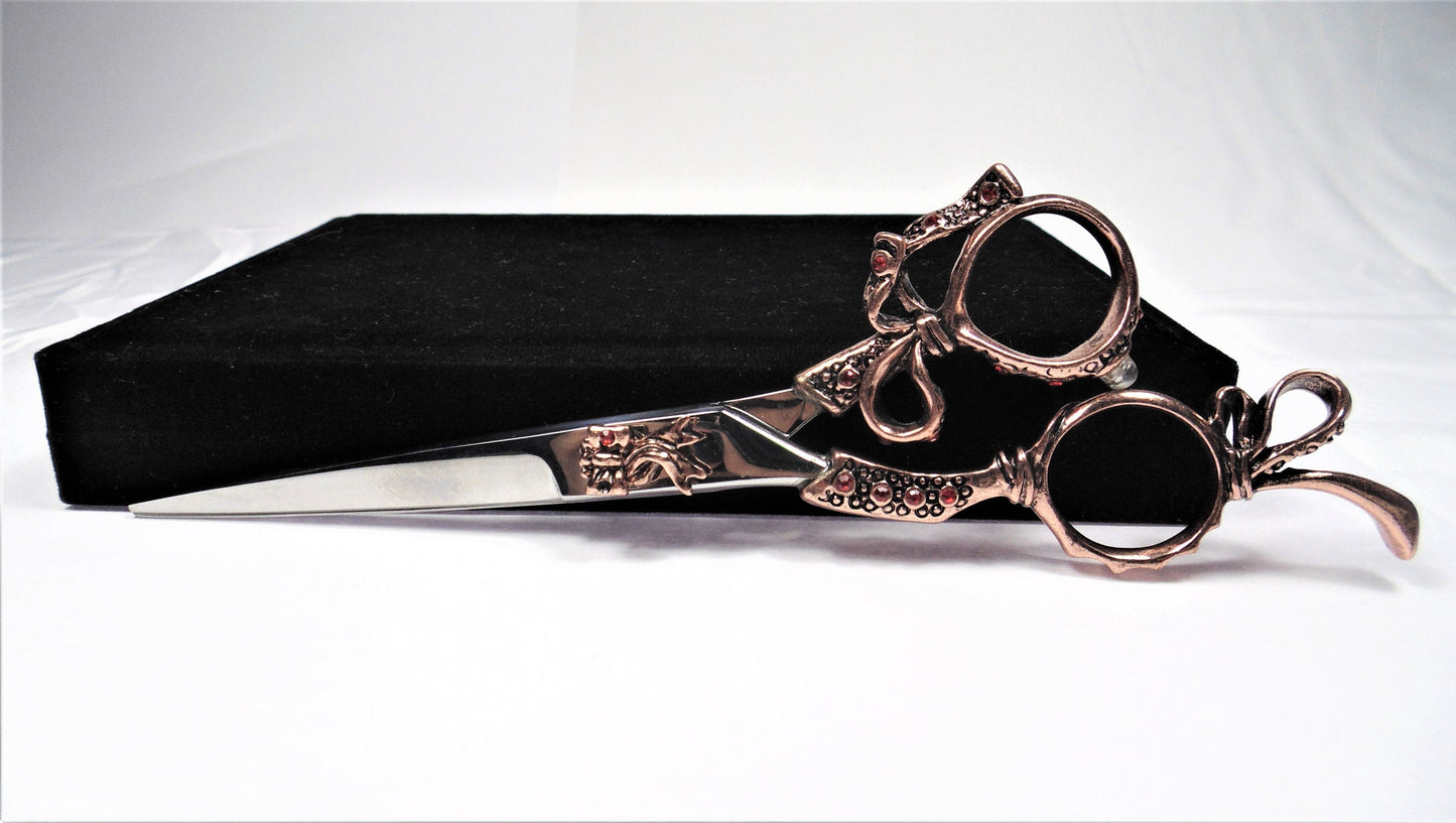 Professional hair dressing shear 6.25" (Mystical series - Bronze)