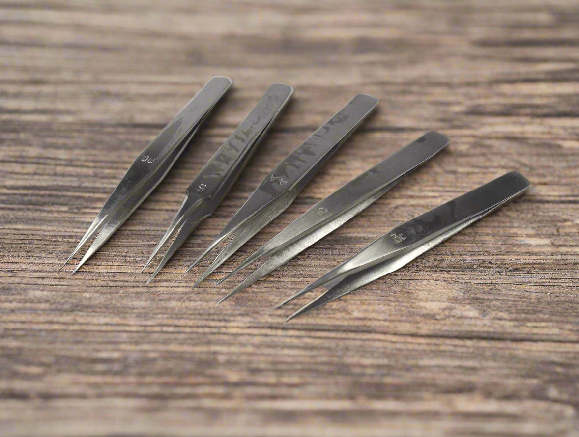 Precision Tweezer Set (5) from the USA