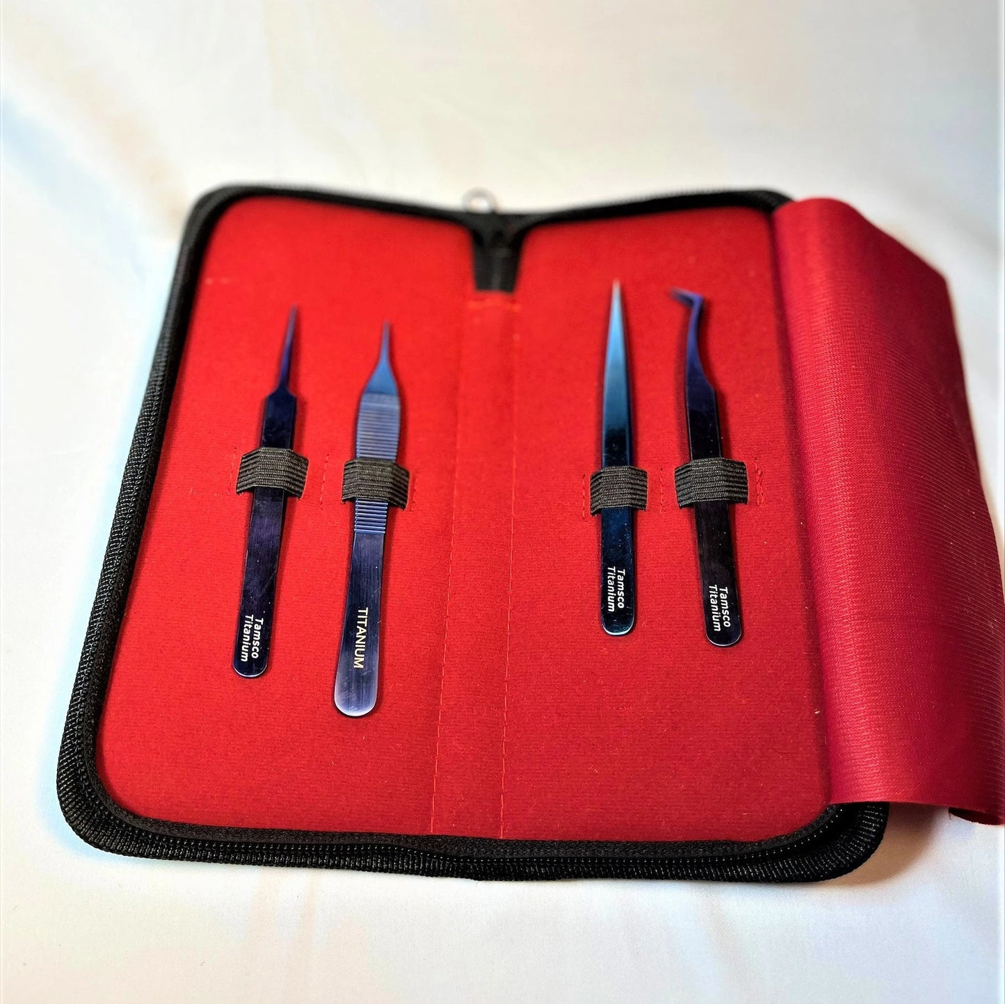 Titanium Tweezers set of 4