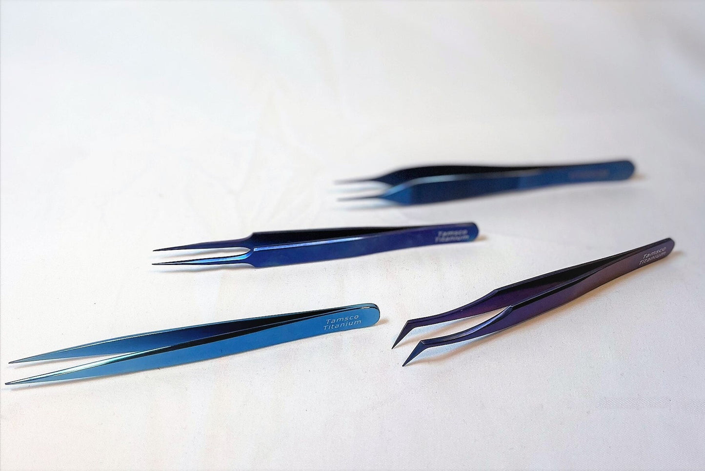 Titanium Tweezers set of 4