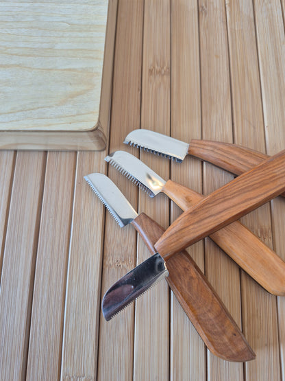 Pet stripping knife set of 4