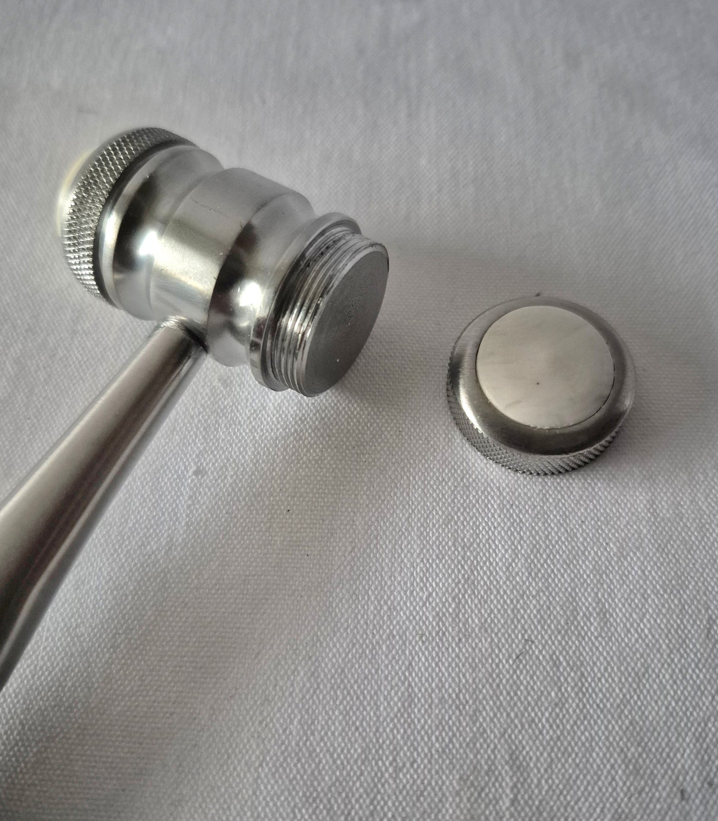 Mead Mallet, 7.5” with replaceable nylon caps, 12oz, 20mm diameter head