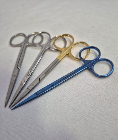 Iris Scissor, Straight 4.5" (4 options)