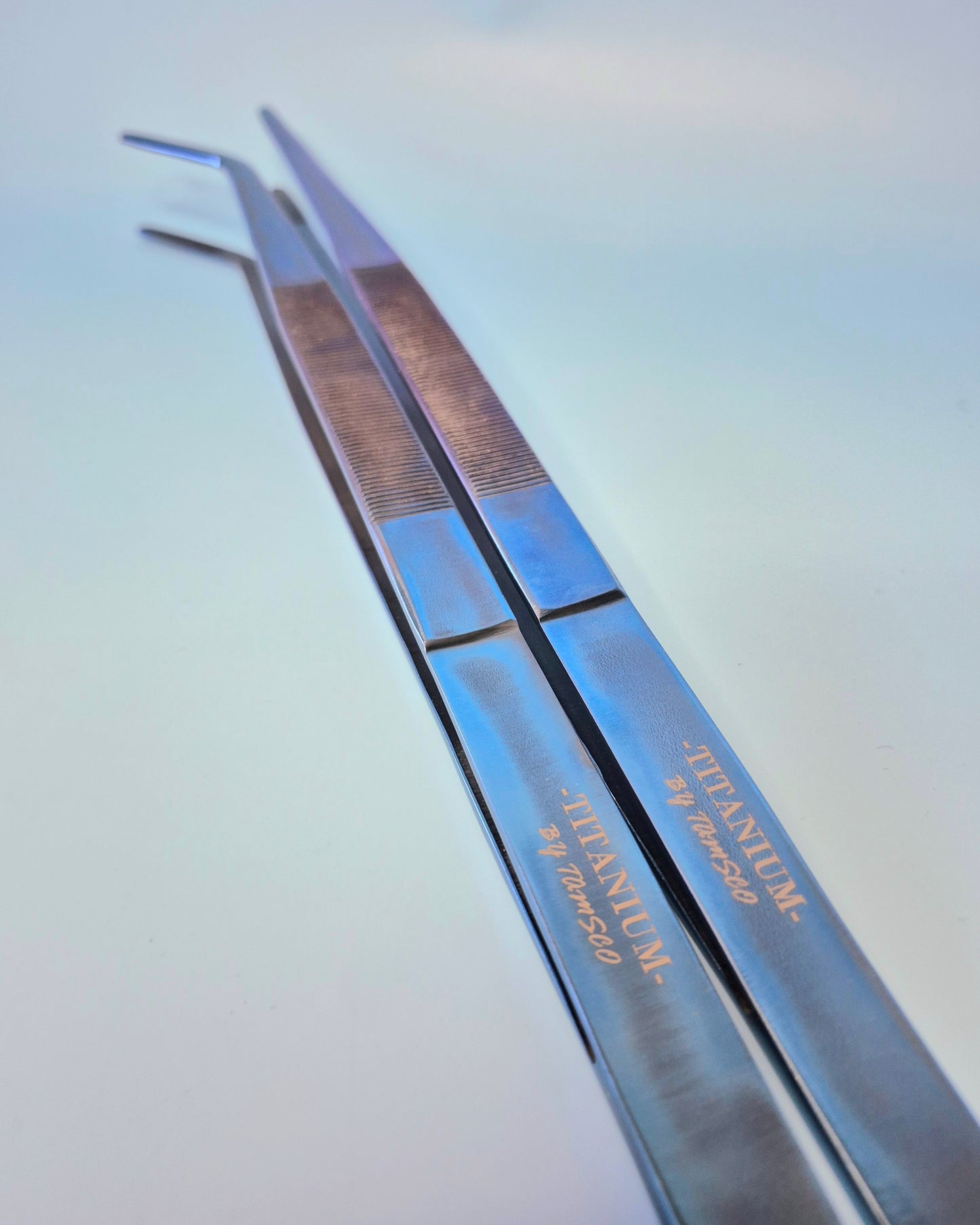 Titanium Aquarium Tongs 15" Set (2)