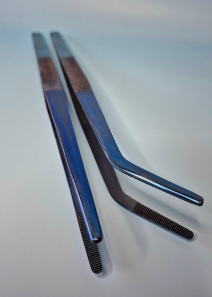 Titanium Aquarium Tongs 15" Set (2)