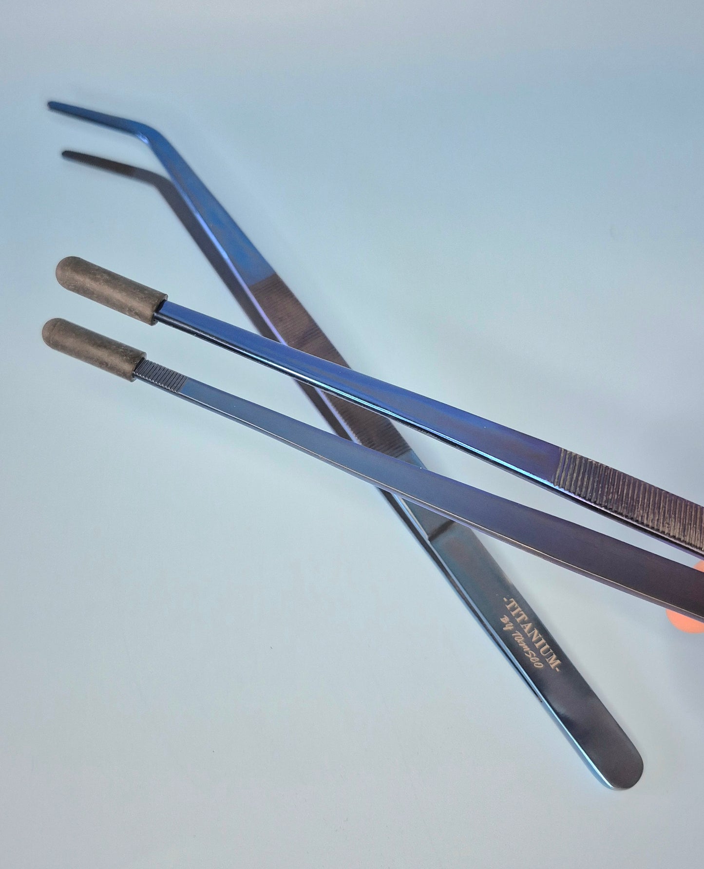 Titanium Aquarium Tongs 15" Set (2)