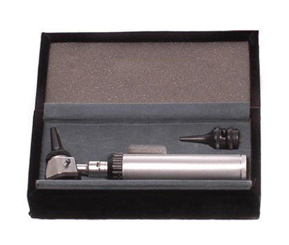 Deluxe Otoscope Set of 5 with 2.5V 3x Magnification 3 Ear Speculae (Fast Lock)