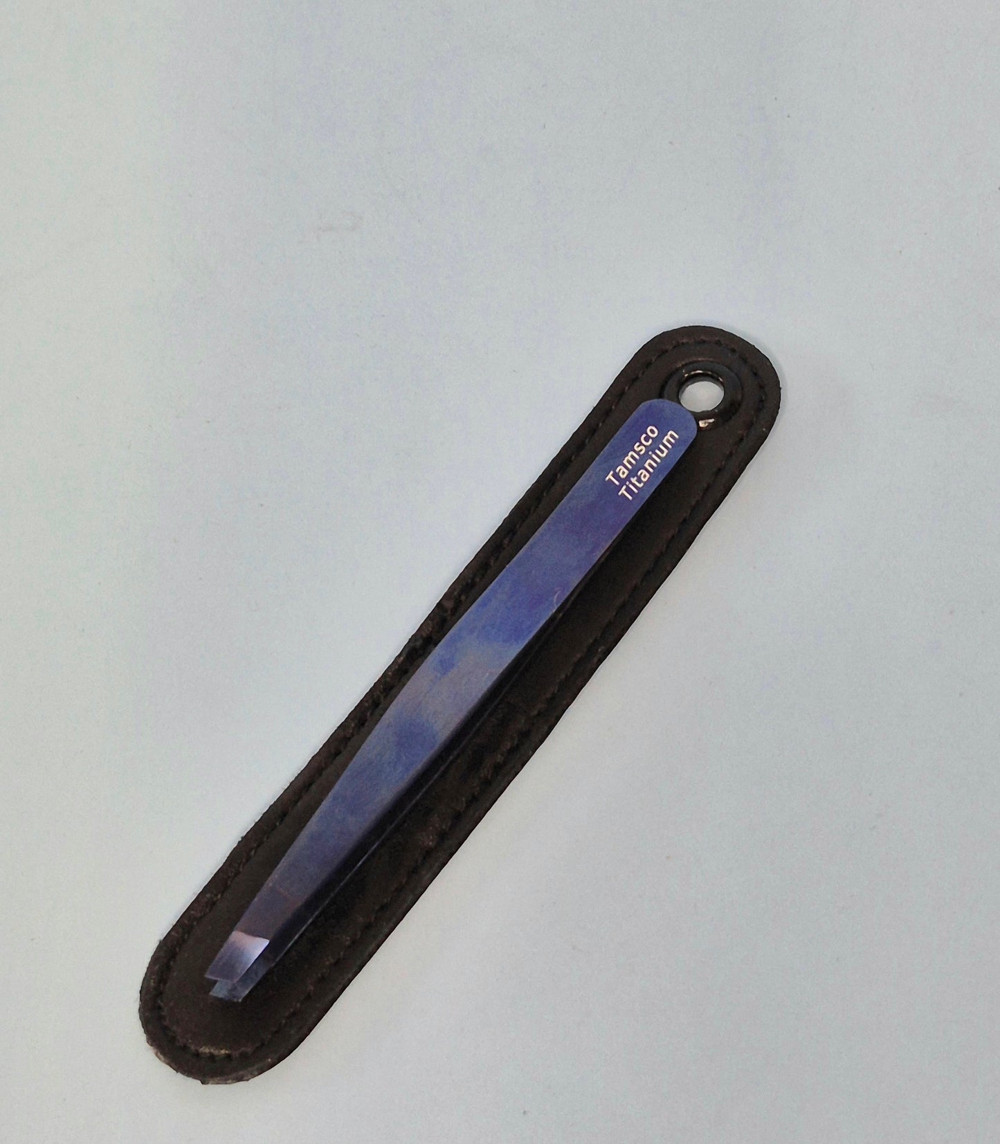 Titanium Eyebrow Tweezers 4" Angled