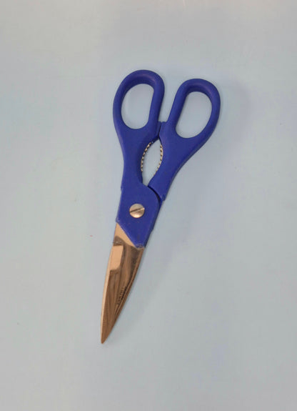 Kitchen Scissors 8" Plastic Handle (3 colors)