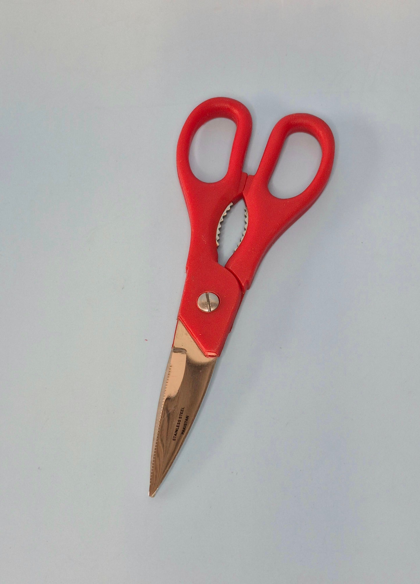 Kitchen Scissors 8" Plastic Handle (3 colors)