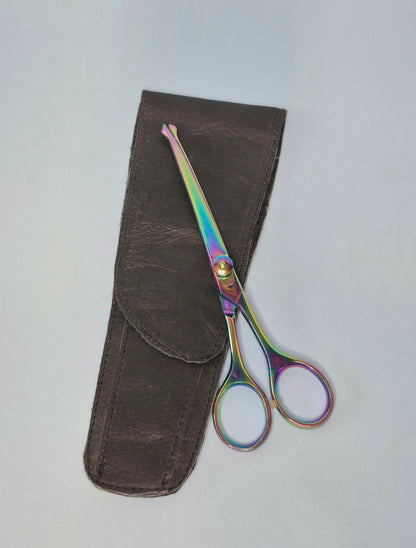 Pet Grooming Scissors 6" Curved, Blunt Tips