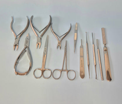 Comprehensive Foot Care Instrument Set (Podiatry)