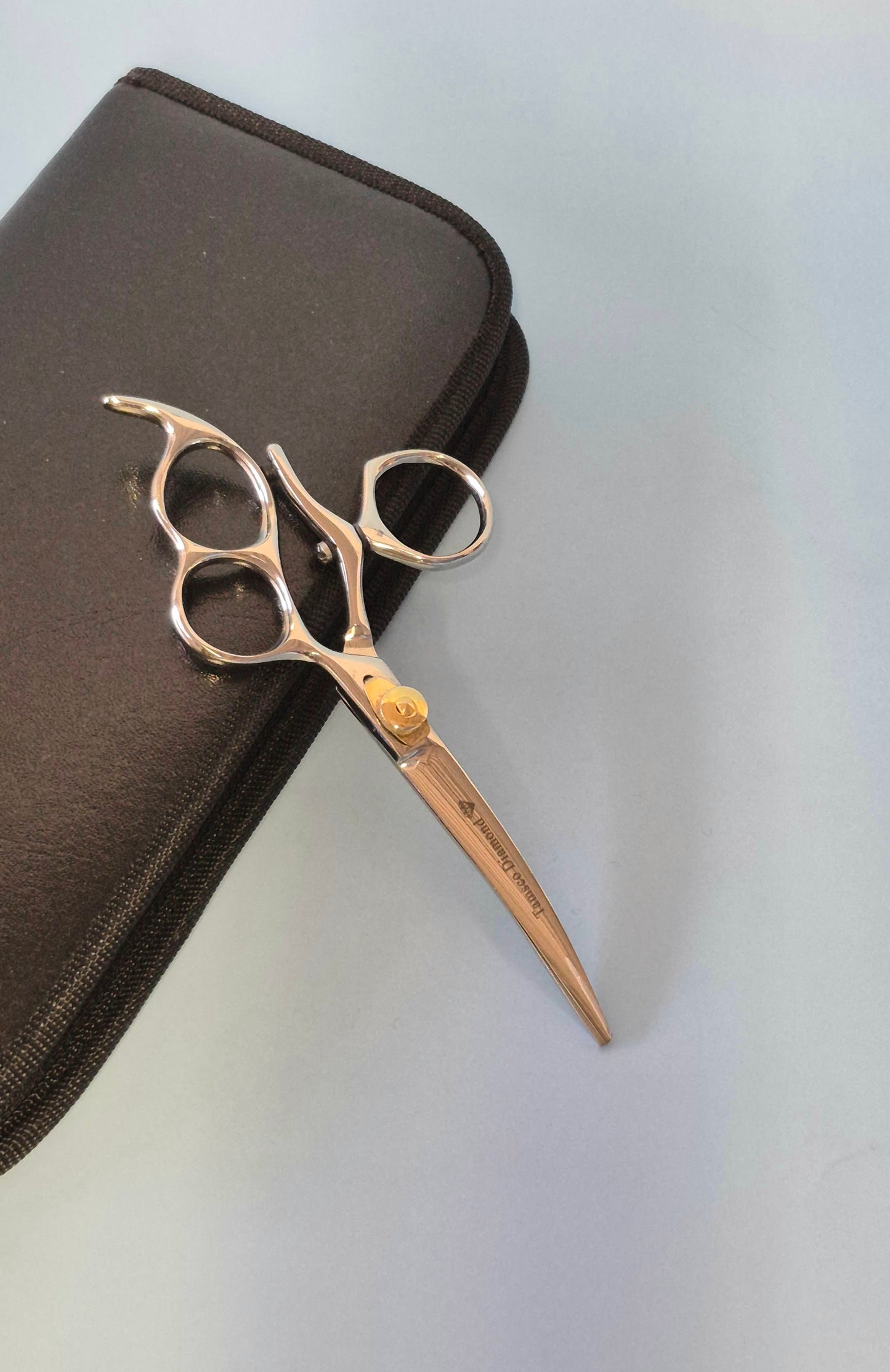 Sabre Curved Shears 6" Swivel Thumb Triple Ring