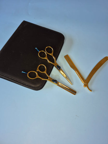 Hair Dressing Shears Gold
