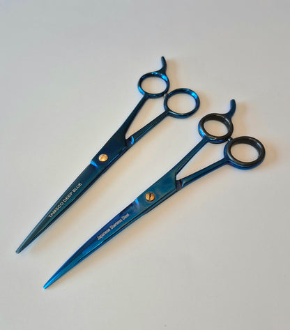Barber Grooming Shears 7.5" (Blue)
