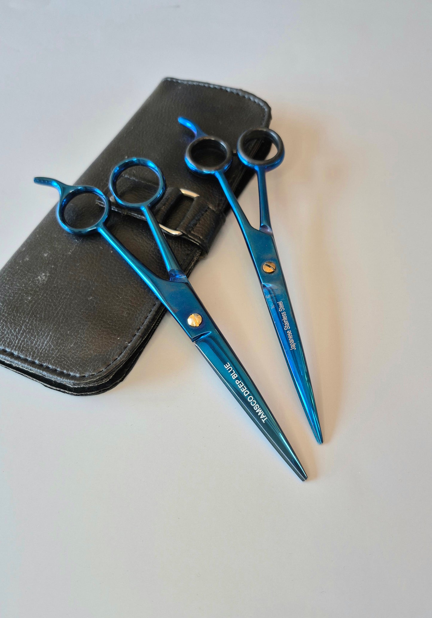 Barber Grooming Shears 7.5" (Blue)