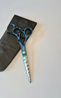Hair Styling Shear 6" Offset (Blue)
