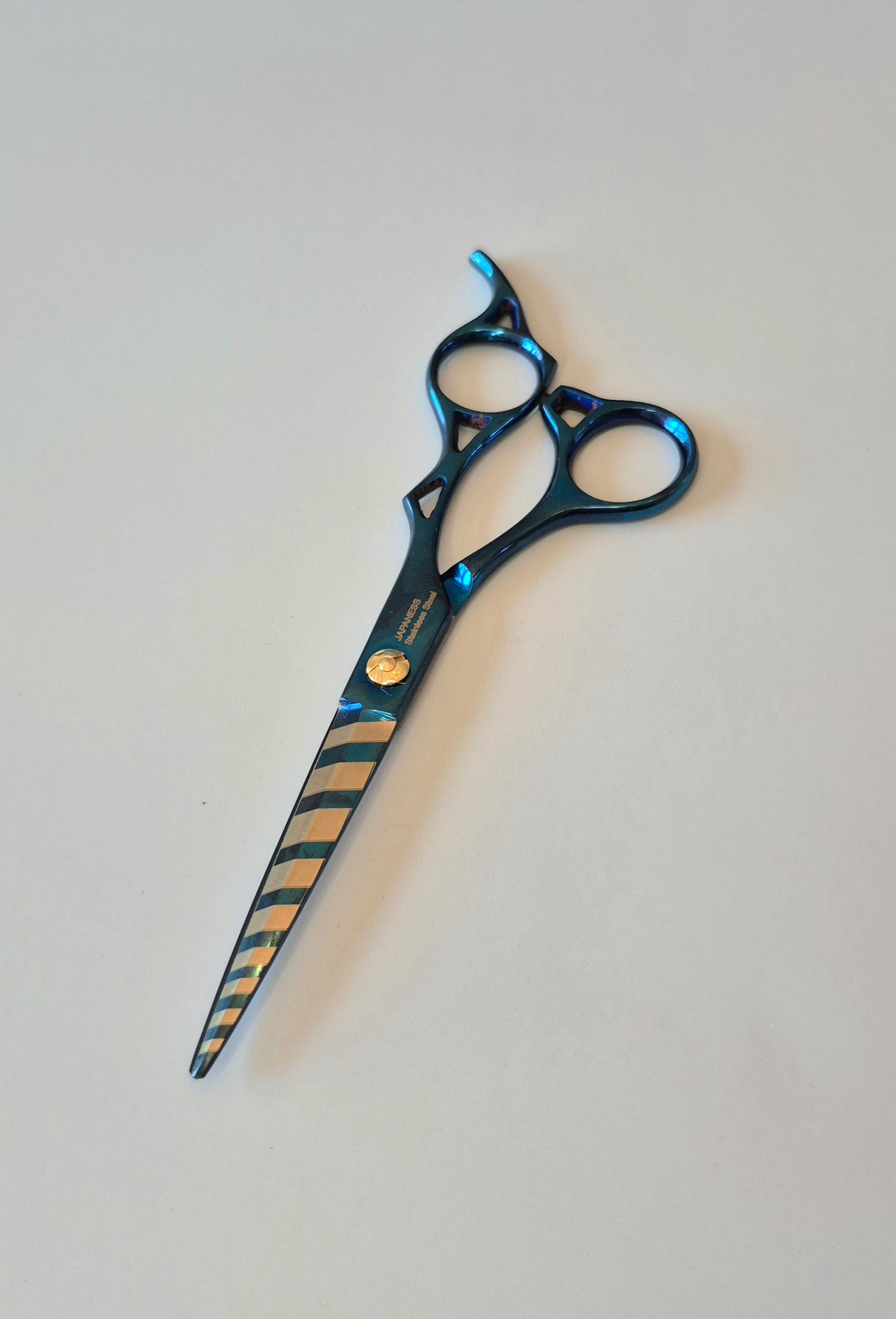 Hair Styling Shear 6" Offset (Blue)