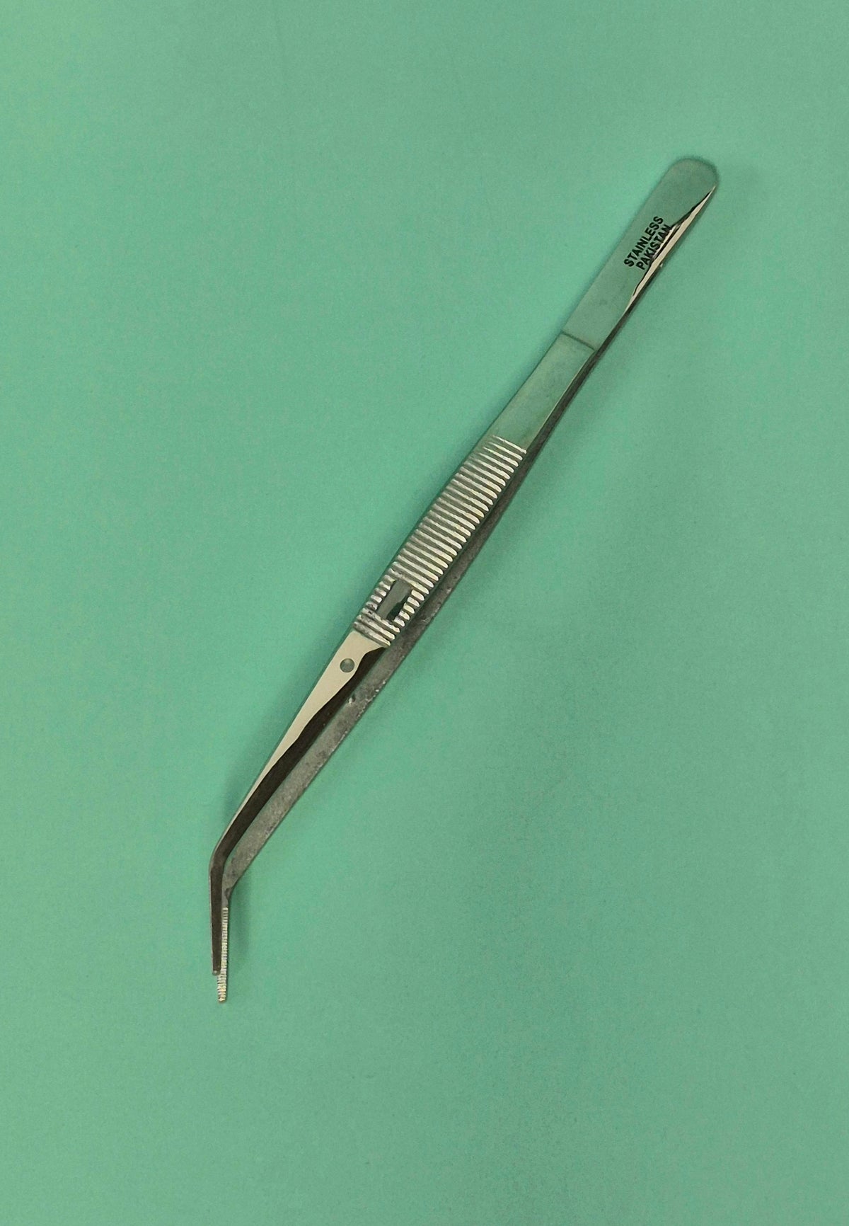 Tweezers 6" Bent Tip (Available Locking)