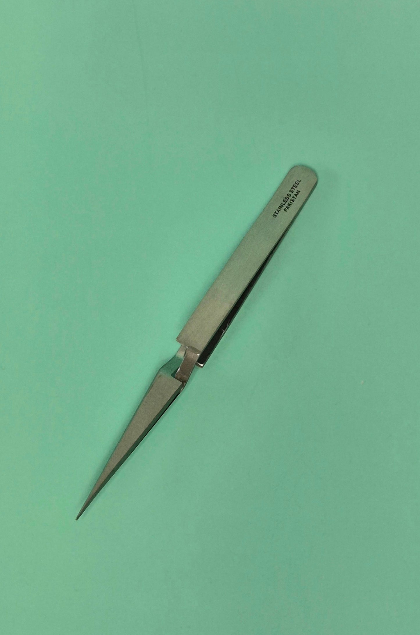 Reverse action precision tweezers 4.5" bent or straight