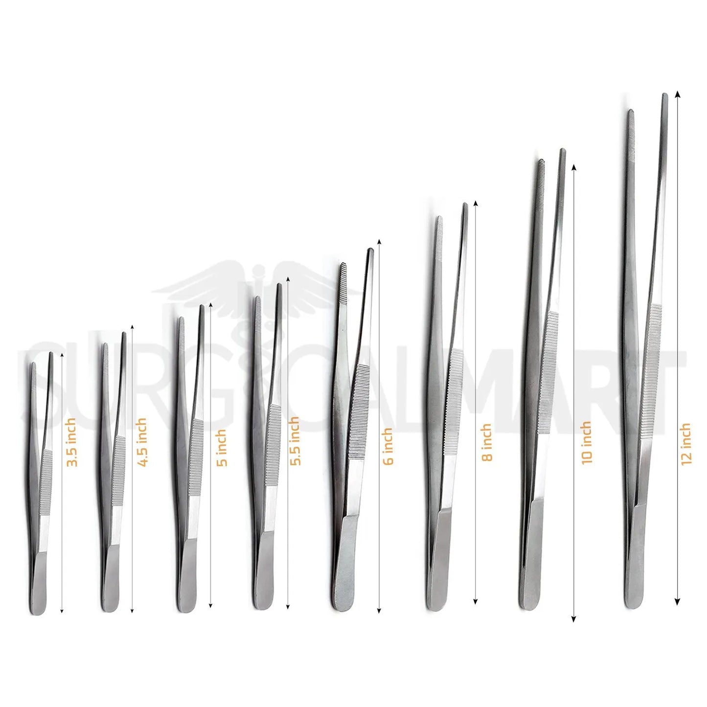 Thumb Dressing Forcep Serrated (6 sizes)