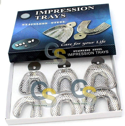 Edentulous Impression Tray Set of 6