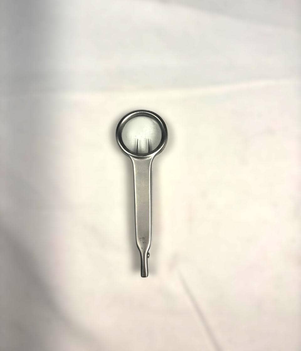 Tweezers Pointed with Magnify Glass 4-Inch, Magnify Tweezers, 5 Times Genuine Magnify, Stainless steel Tweezers, Precision Points