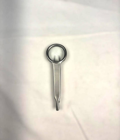 Tweezers Pointed with Magnify Glass 4-Inch, Magnify Tweezers, 5 Times Genuine Magnify, Stainless steel Tweezers, Precision Points