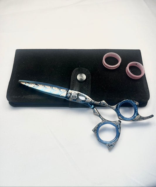 Blue Floral Shear