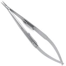 p   Castroviejo Needle Holder 5.25” Stainless Steel