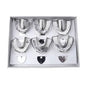 Set of 6 Impression Trays (S,M,L) Perforated - 3 Upper & 3 Lower