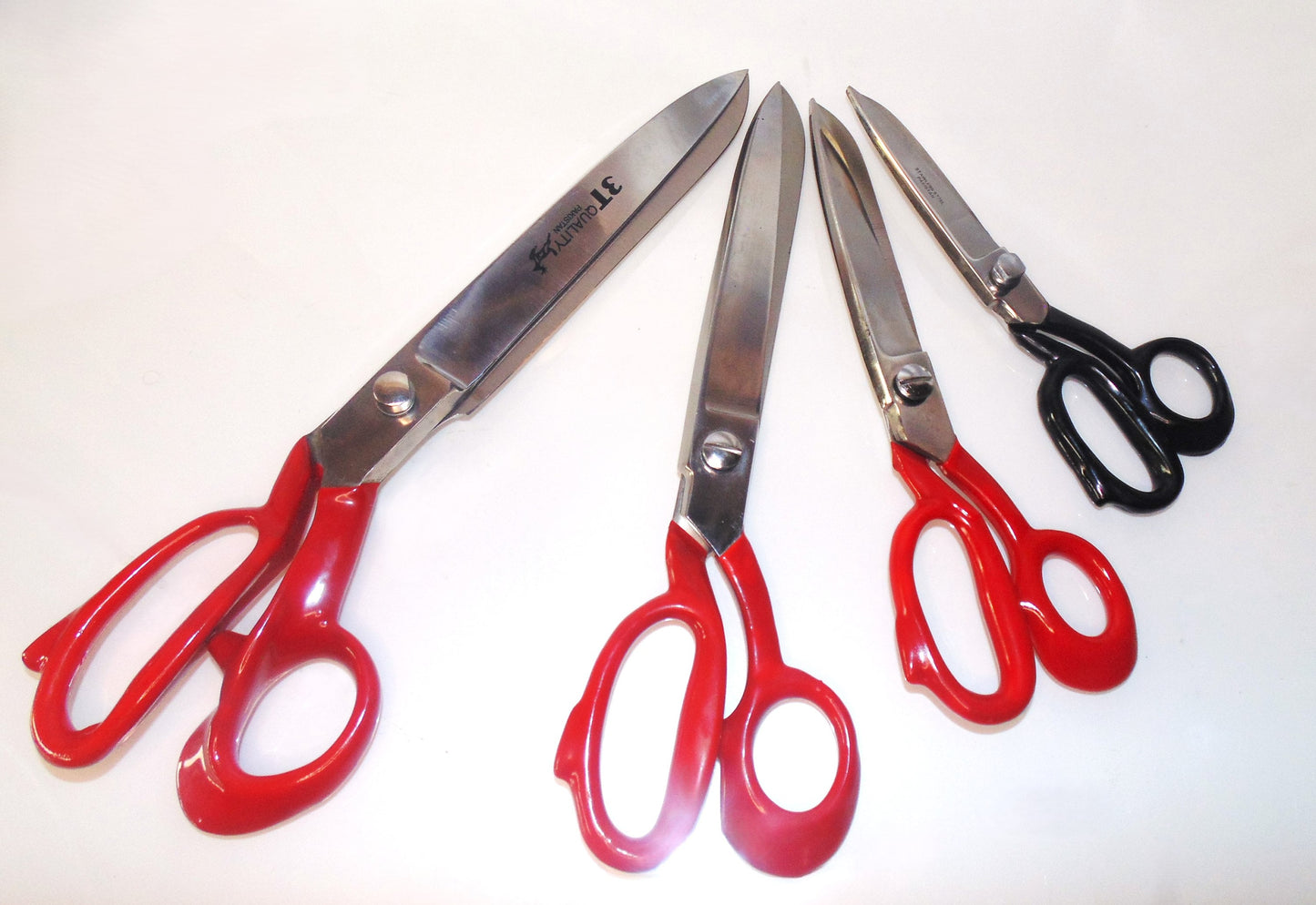 TAMSCO, Tailor Scissors Heavy Duty Set of 4 - (8", 10", 12", & 14")