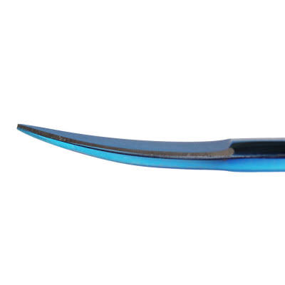 Iris Scissor 4.5” Round Body Titanium Curved