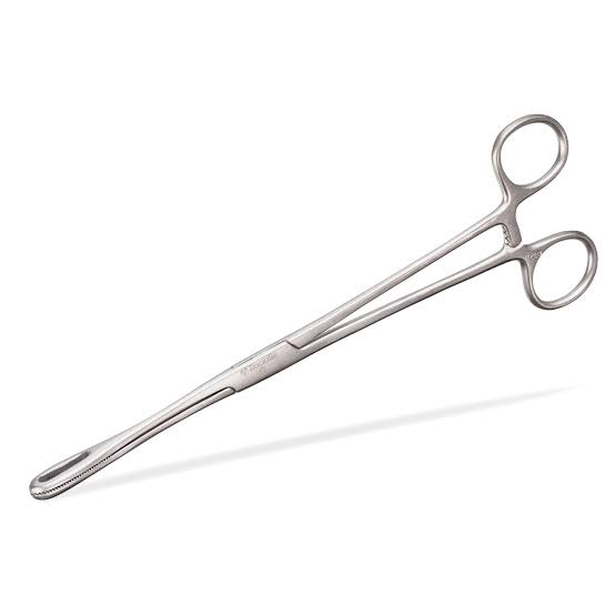 Rampley Sponge Forceps Straight 10"